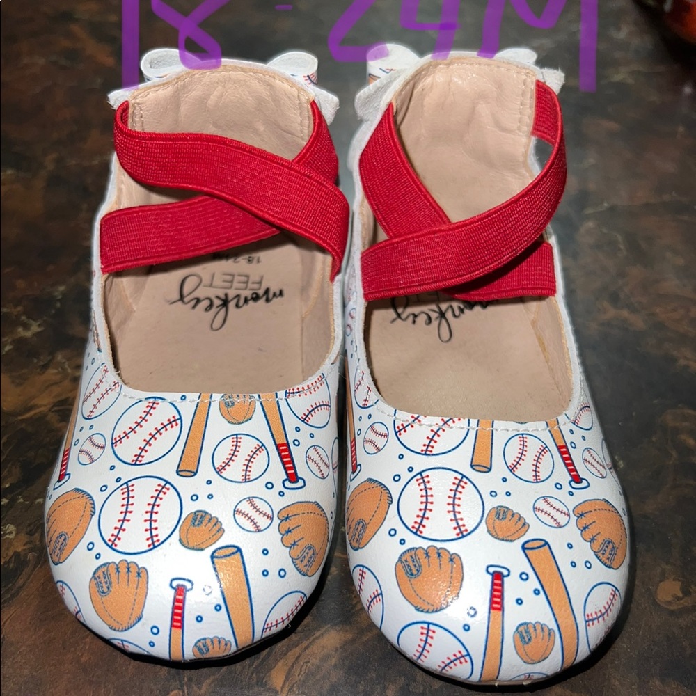 Monkey Feet baseball ballet Shoes